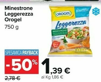 Carrefour Orogel Minestrone offerta