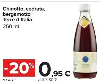 Carrefour Terre d'Italia Bibite offerta