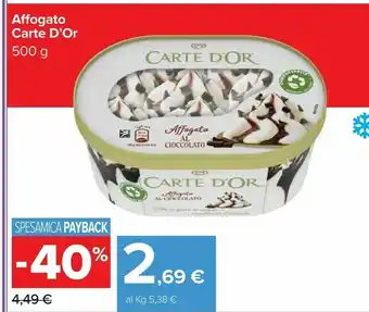 Carrefour Carte d'or Gelati algida offerta