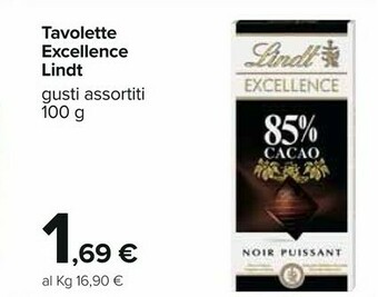 Carrefour Lindt Cioccolato offerta