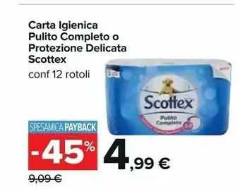 Carrefour Scottex Carta igienica offerta