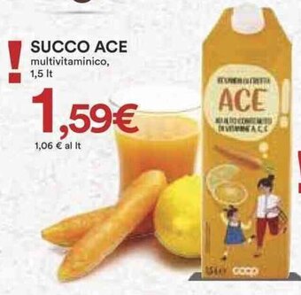 Coop SUCCO ACE multivitaminico, 1,5 lt offerta