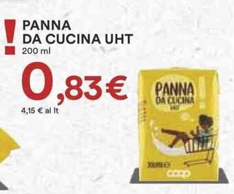 Coop PANNA DA CUCINA UHT 200 ml offerta