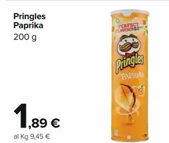 Carrefour Pringles Patatine fritte offerta