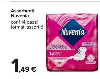 Carrefour Nuvenia Assorbenti offerta