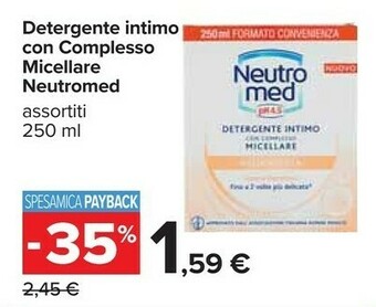 Carrefour Neutro Med Detergente intimo offerta