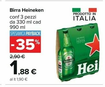 Carrefour Heineken Birra offerta