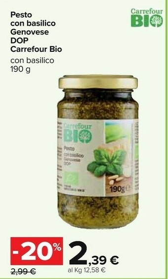 Carrefour Pesto offerta