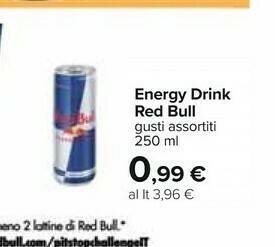 Carrefour Red bull Energy drink offerta