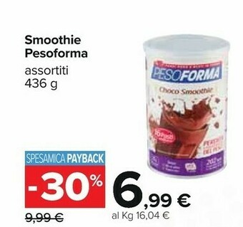 Carrefour Pesoforma Snack offerta