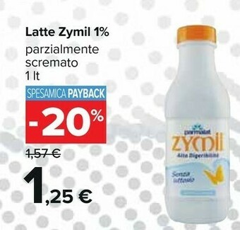 Carrefour Latte parzialmente scremato offerta