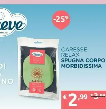 Ipersoap Caresse Relax Spugna Corpo Morbidissima offerta