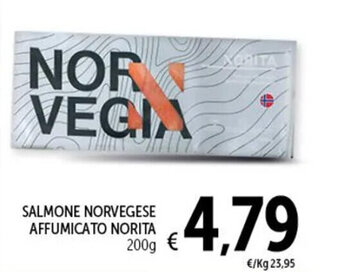 Spazio Conad SALMONE NORVEGESE AFFUMICATO NORITA 200g offerta