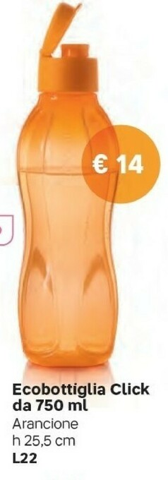 Tupperware Bottiglie vetro offerta