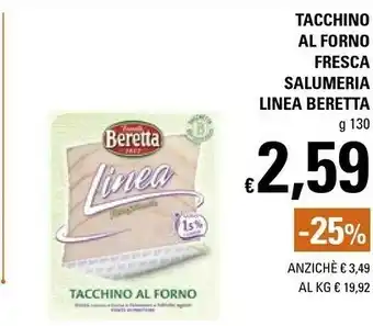 Basko Beretta Tacchino Al Forno Fresca Salumeria Linea offerta