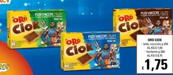 Basko Saiwa - Oro Ciok Con Tavoletta Di Cioccolato Fondente 200 G(ml) offerta