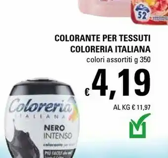 Coloreria Italiana Colorante Per Tessuti
