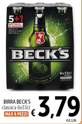 Spazio Conad BIRRA BECK'S classica 6x33cl offerta