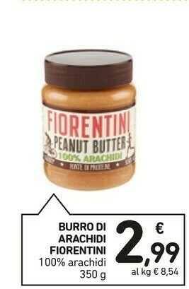 Conad Fiorentini Burro Di Arachidi offerta