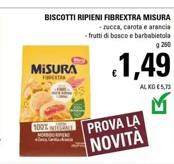 Basko Misura Biscotti Ripieni Fibrextra offerta