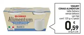 Conad Conad Alimentum Yogurt offerta