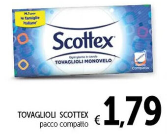 Spazio Conad TOVAGLIOLI SCOTTEX pacco compatto offerta