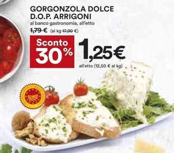 Coop GORGONZOLA DOLCE D.O.P. ARRIGONI offerta