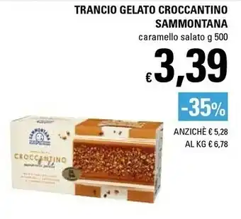 Basko Sammontana Cinque Stelle Croccantino Gelato Al Gusto Vaniglia Arricchito Con Granella Di Croccante Di Mandorle 500 G(ml) offerta