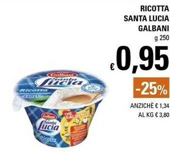 Basko Galbani Ricotta Santa Lucia 250 G(ml) offerta