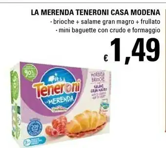 Basko Casa Modena Teneroni Mini Baguette Con Crudo E Formaggio offerta
