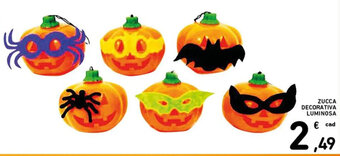 Spazio Conad ZUCCA DECORATIVA LUMINOSA offerta