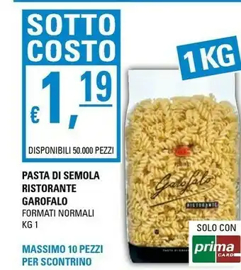 Basko Garofalo Pasta Di Semola Ristorante offerta