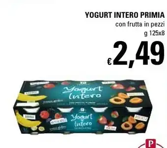 Basko Primia Yogurt Intero Con Frutta In Pezzi 1000 G(ml) offerta