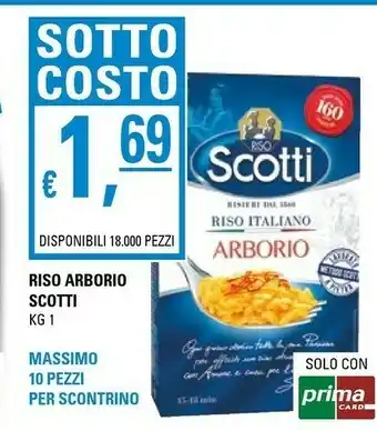 Basko Scotti Riso Arborio offerta