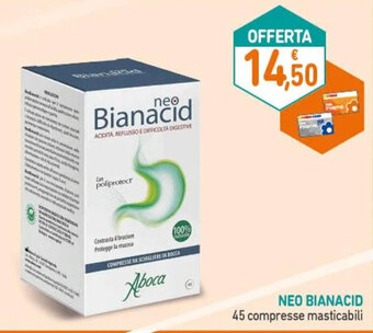 Spazio Conad NEO BIANACID 45 compresse masticabili offerta