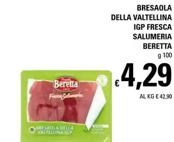 Basko Beretta Bresaola Della Valtellina Igp Fresca Salumeria offerta