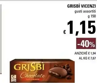 Basko Matilde Vicenzi Grisbì Cioccolato 150 G(ml) offerta