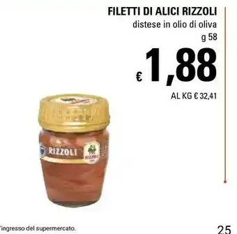 Basko Rizzoli Filetti Di Alici Distese In Olio Di Oliva offerta