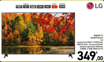 Spazio Conad LG SMART TV 55UQ751COLF offerta