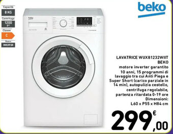 LAVATRICE WUX81232WIIT BEKO