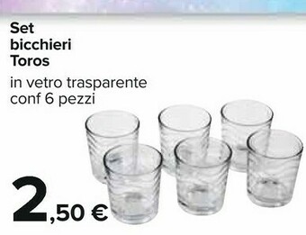 Carrefour Bicchieri offerta