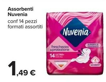 Carrefour Nuvenia Assorbenti offerta