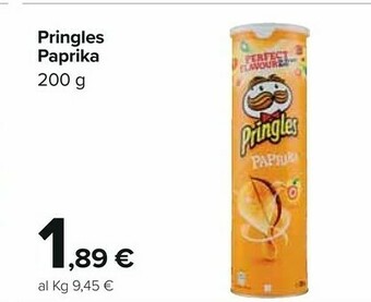 Carrefour Pringles Patatine fritte offerta