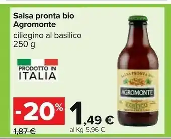 Carrefour Agromonte Passata di pomodoro offerta