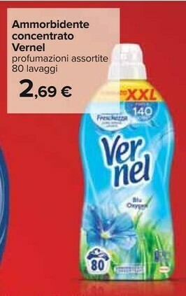 Carrefour Vernel Ammorbidente offerta