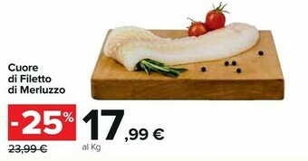 Carrefour Cuore Filetti di merluzzo offerta