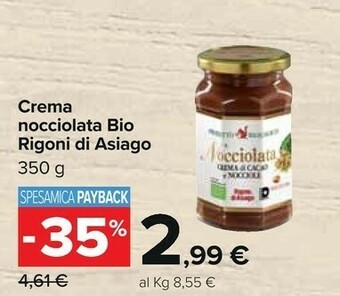 Carrefour Asiago Crema al cioccolato offerta