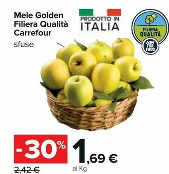 Carrefour Mele Golden offerta
