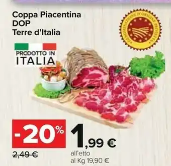 Carrefour Terre d'Italia Salumi offerta