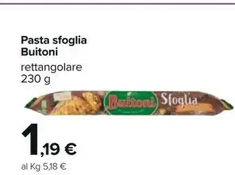 Carrefour Buitoni Pasta sfoglia offerta